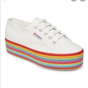 Superga Rainbow Platform shoes 37 1/2